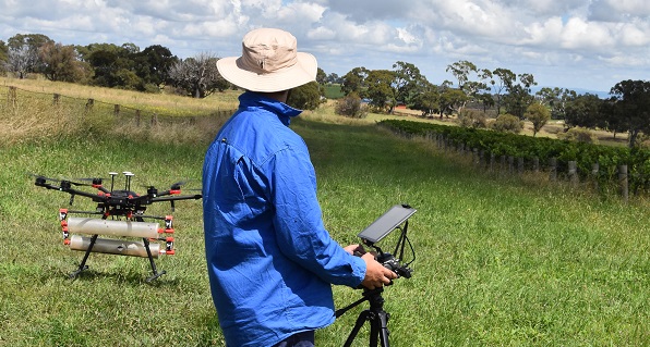 NSW - man drone canisters